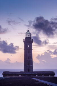 Portugal, Azores, Faial Island, Capelinhos, Capelinhos Volcanic Eruption Site, lighthouse, sunset Portugal, Azores, Faial Island, Capelinhos, Capelinhos Volcanic Eruption Site, lighthouse, sunset